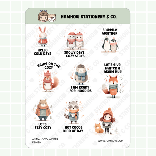 S139 - Animal Cozy Winter